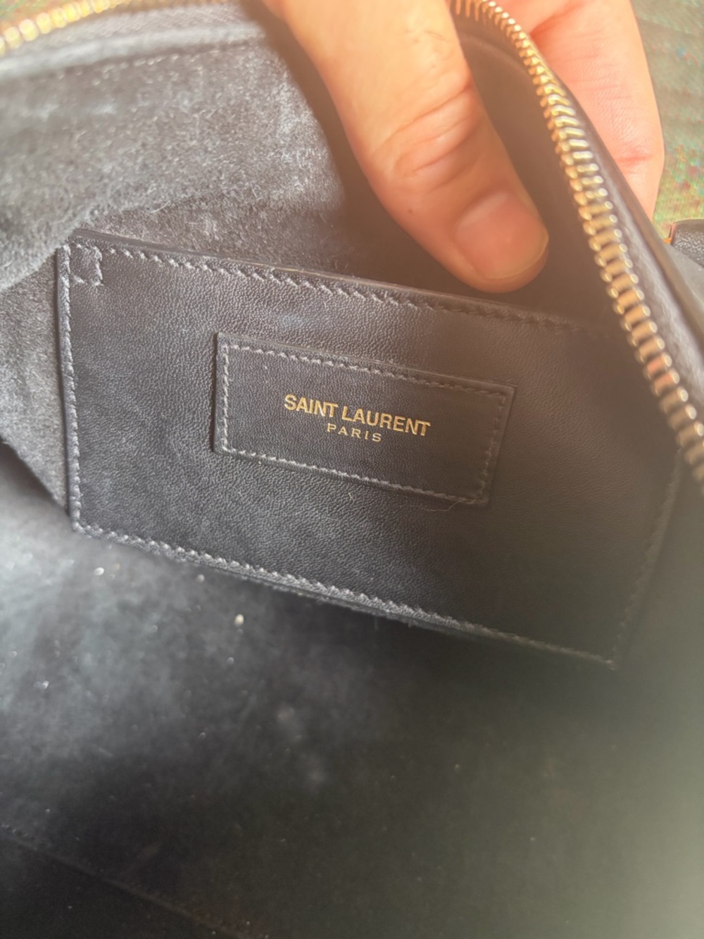 Saint Laurent classic Black Leather baby duffle with Gold Hardware - Picture 6 of 9